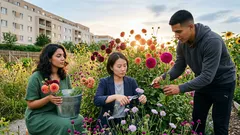 Záhon, který vypadá upraveně: 5 nenáročných květin s kulatými „pompony“