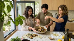 Pikantní marinované lilky s česnekem a sezamem: jednoduchý recept a jeden nenápadný trik