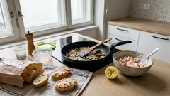 Surimi pomazánka se zakysanou smetanou: proč ji smažená cibulka posune o level výš