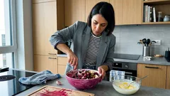 Červená řepa umí víc než jen barvit polévku: rychlý salát s jogurtovou zálivkou