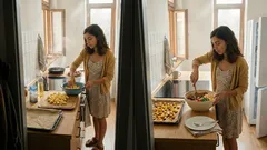 Bavorský bramborový salát s pečenými bramborami: jednoduchý trik, aby zůstal pěkně pevný