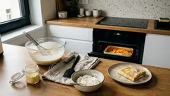 Jak na zapečené tvarohové palačinky, které se při rolování netrhají: stačí jeden trik v těstě