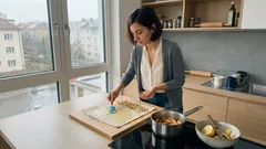 Rychlý jablečný štrúdl bez taženého těsta: křupavý závin z lavaše za pár minut