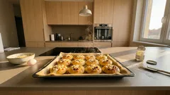 Smazhenky do trouby: malé bochánky s masem a smetanová zálivka, která dělá rozdíl