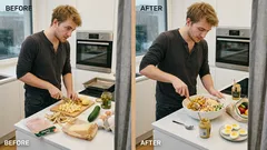 Salát „Berlín“ s pečenými bramborami: drobnost, která mu dá sváteční chuť