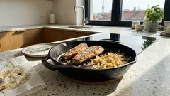 Smažený štikozubec se zlatavou cibulkou: malý detail, který udělá křupavou krustu